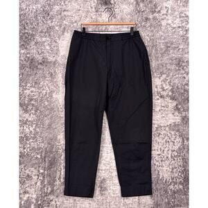 Tres Bien Pants Medium Mens Black Cotton Nylon Stretch Waist Crop Pants